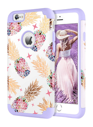 Bentoben Apple iPhone 6/6S Mobile Phone Case Cover, White/Purple