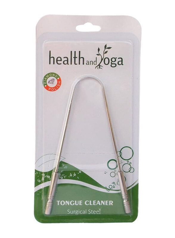 

SoulGenie Health and Yoga Surgical Steel Tongue Cleaner, Silver, 1 Piece