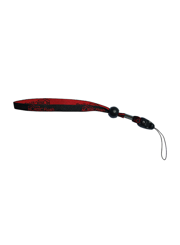 Nordic Flash Hand Strap Lanyard with Quick-Release for Camera & Cell Phone, 5 Pieces, Red/Black