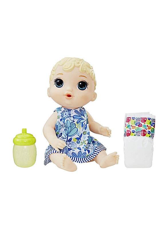 

Baby Alive Lil' Sips Blonde Baby Doll, Ages 3+