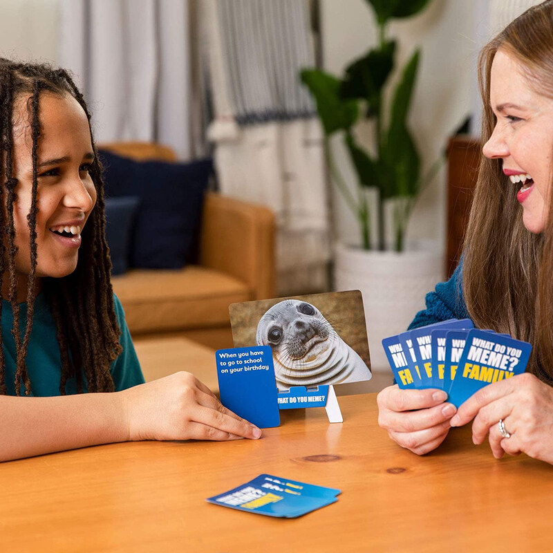 What Do You Meme Family Edition Card Game for Meme Lovers, Ages 8+, Multicolour