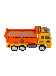 WolVol 4D Flashing Lights Electric Dump Truck Toy, Ages 3+