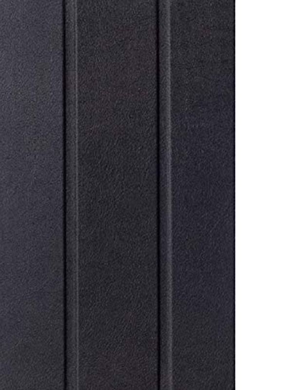غطاء واقٍ لهاتف Samsung Galaxy Tab مقاس 7 بوصات من جلد البولي يوريثان، أسود