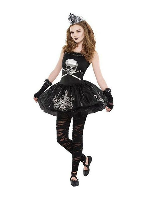 Yesbor Cozy Vampire Bat Halloween Girls Costume Dress, Black