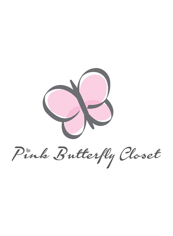 Pink Butterfly Closet Beautiful Dress with Dots for American Girl Doll, Ages 5+, Red