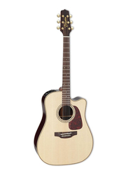 Takamine P5DC Dreadnought Cutaway Acoustic Guitar with Case, Rosewood Fingerboard, Beige