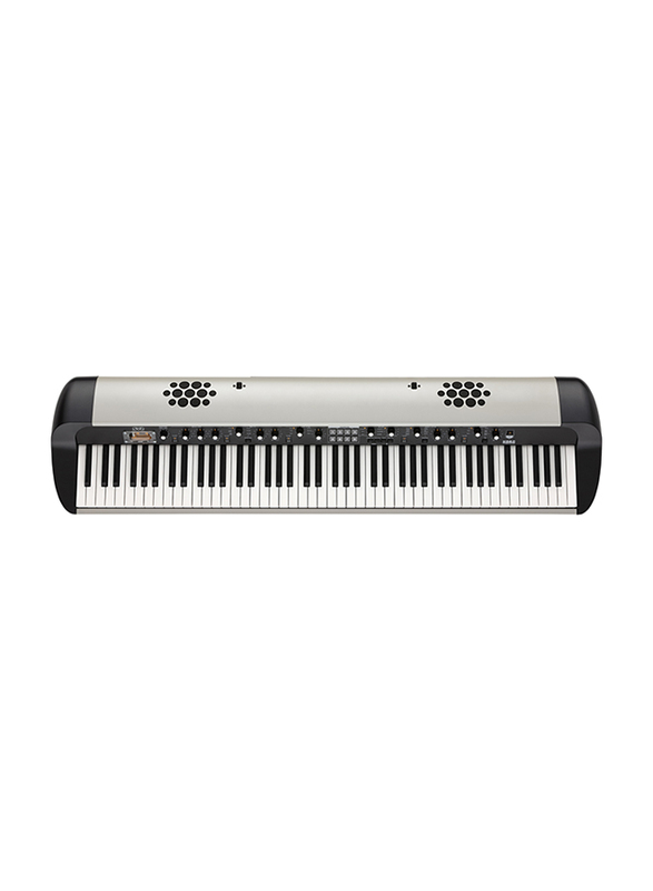 Korg SV2S Stage Vintage Digital Piano with Internal K-Array Speaker System, 88 Keys, Silver/Black