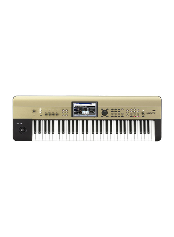 Korg Krome Limited Edition Workstation Keyboard, 61 Keys, Gold