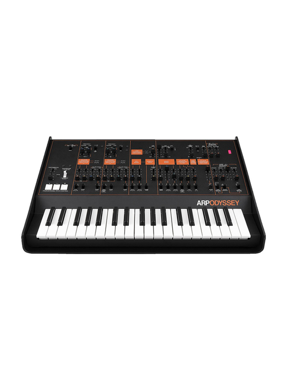 Korg ARP Odyssey Analog Synthesizer Keyboard, 37 Keys, Black