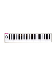 Musberry MSK61 Portable Electronic Keyboard, 61 Keys, Grey