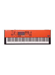Vox Continental Performance Keyboard, 73-Keys, Orange/Black