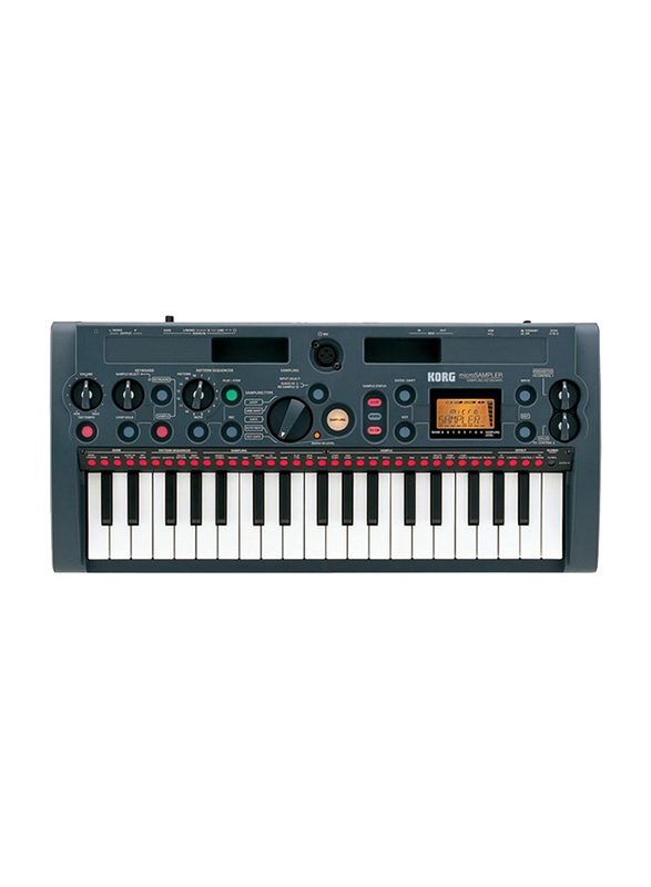 Korg Micro Sampler Keyboard, 37 Keys, Black