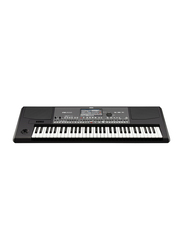 KORG Pa600 Professional Arranger Keyboard, 61 Keys, Black/White