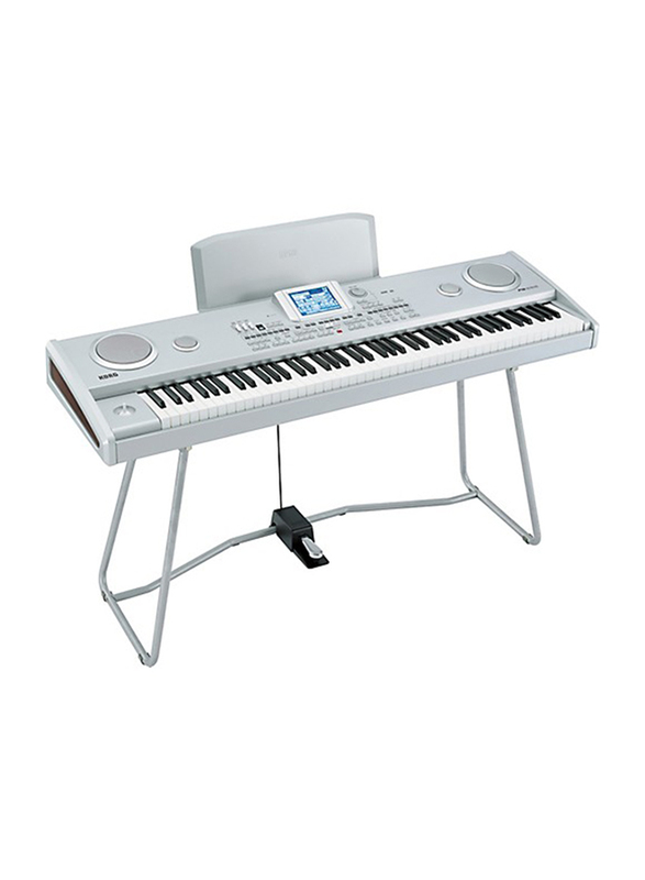 Korg Pa588 Professional Arranger Keyboard, White