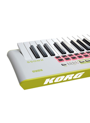 Korg Kross 2 Limited Edition Synthesizer Workstation Keyboard, 61 Keys, Grey/Green
