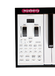 Musberry MSK61 Portable Electronic Keyboard, 61 Keys, Blue