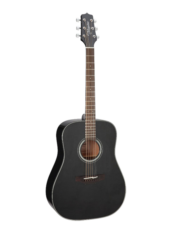 Takamine GD30-BLK Dreadnought Acoustic Guitar, Rosewood Fingerboard, Black