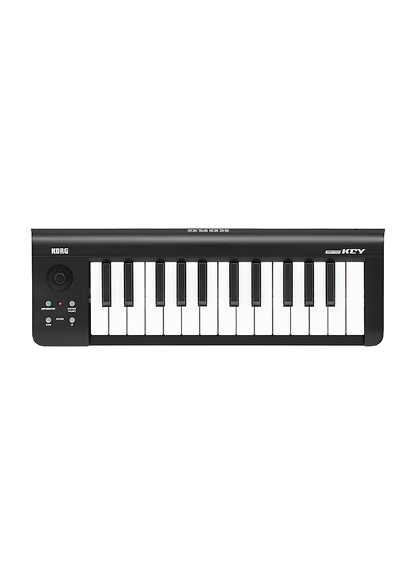 Korg Microkey-25 USB Powered Keyboard, 25 Keys, Black