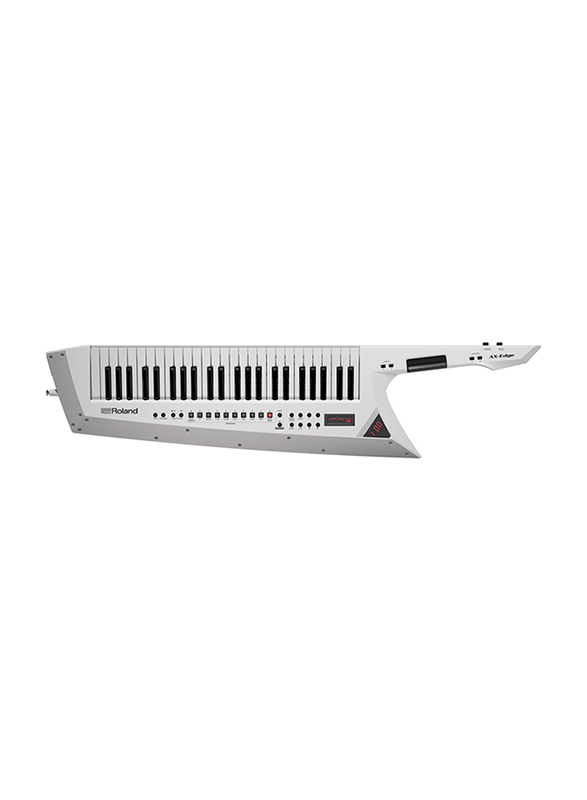 Roland AX-EDGE Keytar Shoulder Music Keyboard, 49 Keys, White