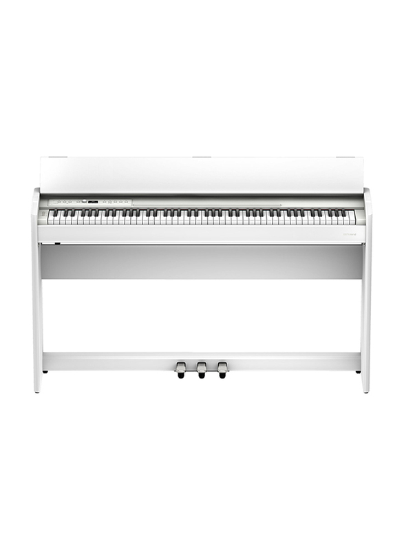 Roland F701 Digital Piano, 88 Keys, White