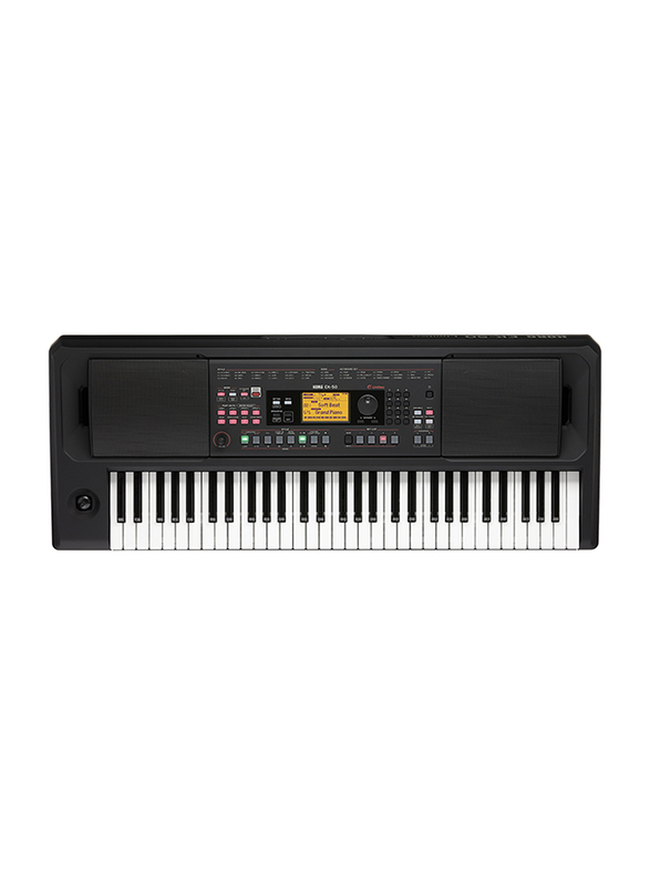 Korg EK50 Limitless Entertainer Keyboard, 61 Keys, Black