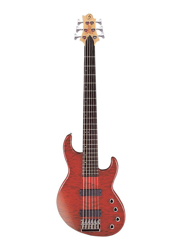 Samick FN-56 VS Greg Bennett Design Electric Bass Guitar, Rosewood Fingerboard, Red