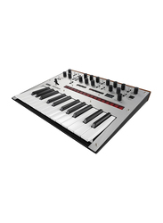 Korg Monologue Monophonic Analog Synthesizer Keyboard, 25 Keys, Silver