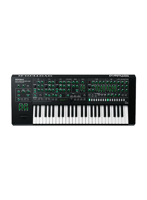 Roland System-8 Plug-out Synthesizer Keyboard, 49 Keys, Black