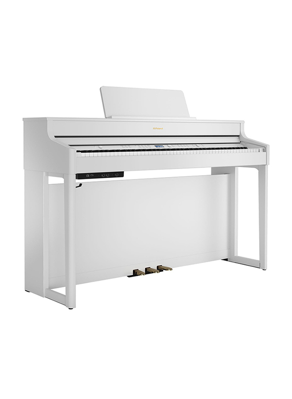 Roland HP702 Digital Piano, 88 Keys, White