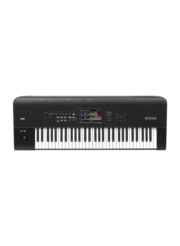 Korg Nautilus Music Workstation Keyboard, 61 Keys, Black
