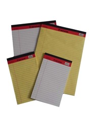 Sinarline Legalpad Notebook Set, 40 Sheets, A4 Size, Pack of 10, White