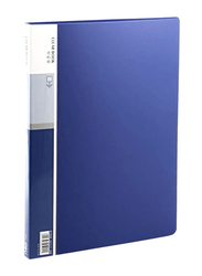 Deli Clear Book 20 Pockets File, A4 Size, Assorted Colors