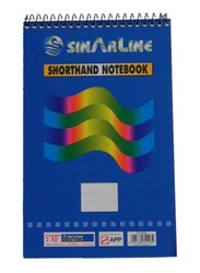 سينارلاين دفتر ملاحظات, 70 ورقة, 56 GSM, 5 x8 انش, حزمة من 12 قطعة, أزرق