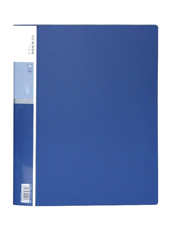 Deli Clear Book 10 Pockets File, A4 Size, Assorted Colors