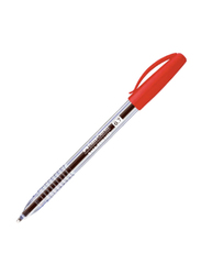 Faber-Castell 50-Piece 1423 Ball Pen Set, 0.7mm, Red