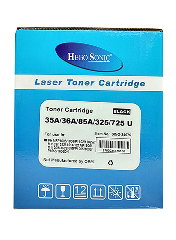 

HP Hegosonic 85A CE285A Black Toner Cartridge