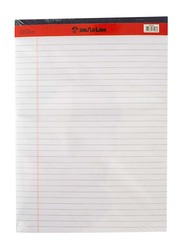 سينارلاين دفتر ملاحظات, 40 ورقة, حجم A4, حزمة من 10 قطع, أبيض
