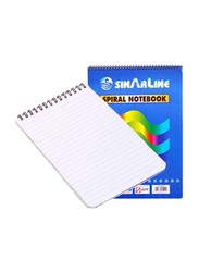Sinarline Shorthand Notebook, 70 Sheets, 56 GSM, 5 x 8 Inch , Blue