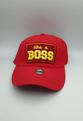 Uke Boss  Red Small Hat