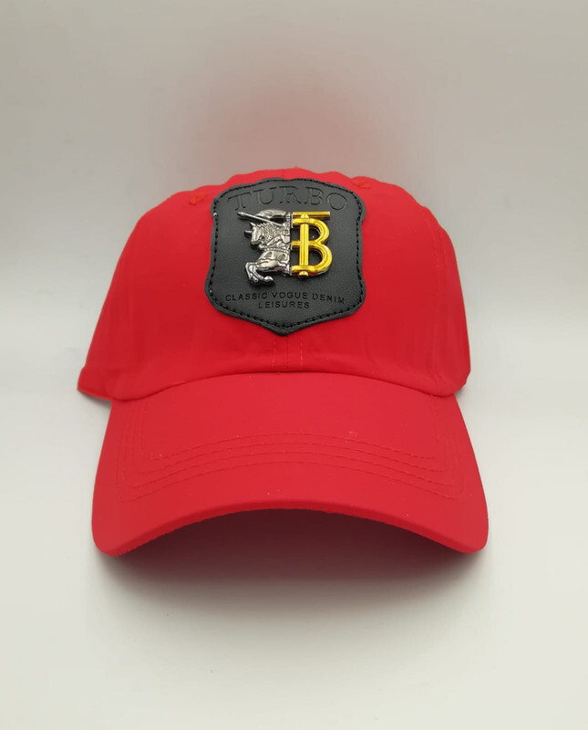 B Denim Red Small Hat