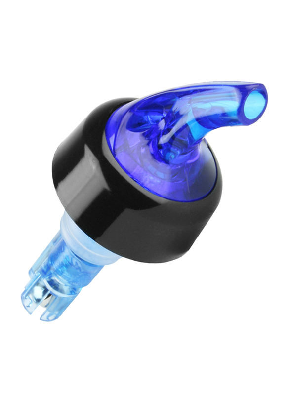 BarPros 25ml Plastic Measured Pourer, Blue/Black/Clear