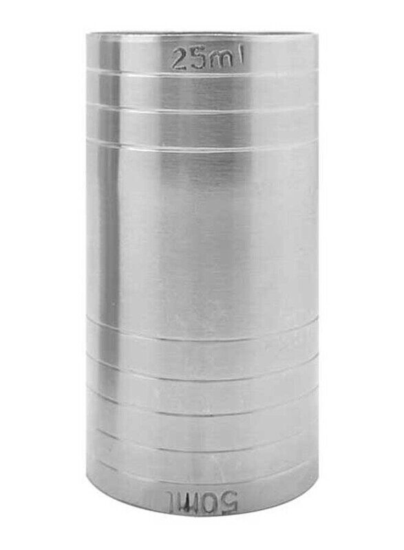 

BarPros 25/50ml Stainless Steel Thimble Measure, Silver