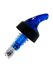 BarPros 25ml Plastic Measured Pourer, Blue/Black/Clear