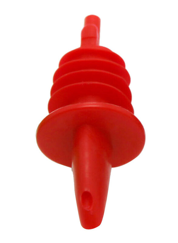 

BarPros 12-Piece 7cm Plastic Small Pourer, Red