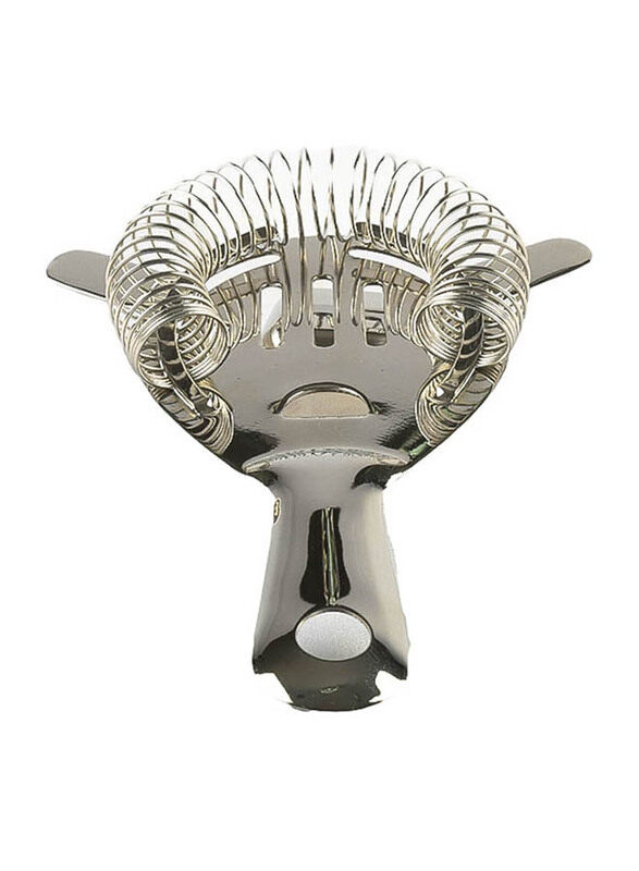 

BarPros Stainless Steel Small Euro Hawthorne Strainer, Silver