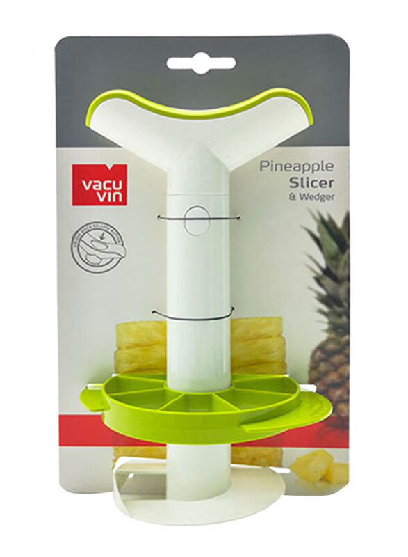 

BarPros Vacu Vin Pineapple Slicer and Wedger J-hook, White