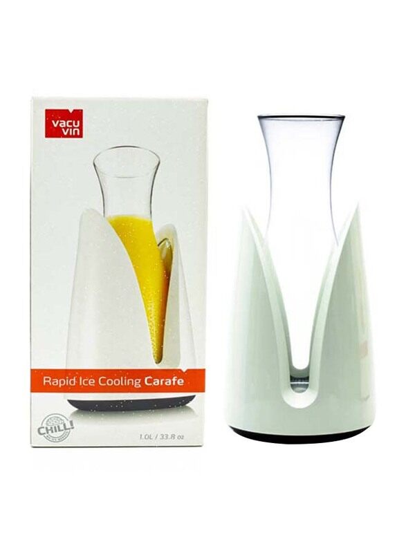 

Vacu Vin Rapid Ice Cooling Carafe, White