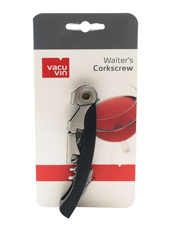 Vacu Vin Waiters Corkscrew, Silver