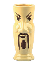 BarPros Fu Manchu Ceramic Tiki Mug, BP867, Beige