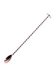 BarPros 30cm Stainless Steel Bar Spoon with Dime End, Copper